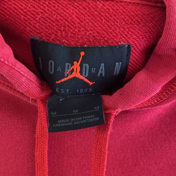 Jordan Sports Crossover Red Men’s Hoodie - Picture 3 of 6